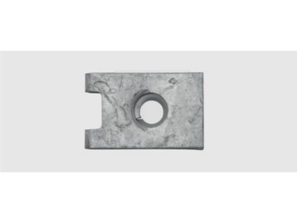 SWG 500 117 36 25 Platta muttrar 3,5 mm Fjäderstål galvaniserat 50 st