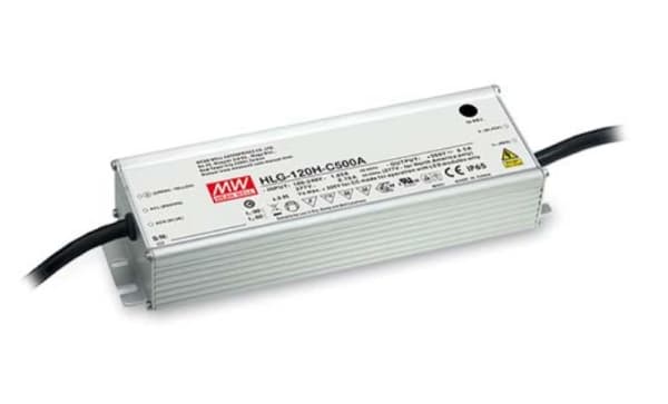 MEAN WELL HLG-120H-C1400A, 151,2 W, IP65, 62000 timer, 90-305 V, 47 ~ 63 Hz, 1.6, 0.8, 0.7 A