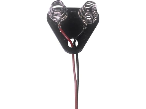 MPD DU1-M-306 Batteriklemme Fjederkontakt, Kabel (L x B x H) 29 x 27 x 2 mm
