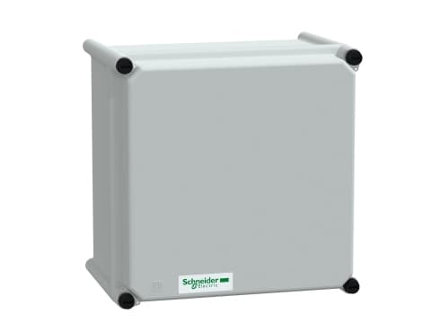 SCHNEIDER ELECTRIC Laatikko täydellinen polyesteri väri RAL7035, 270x270x180 mm