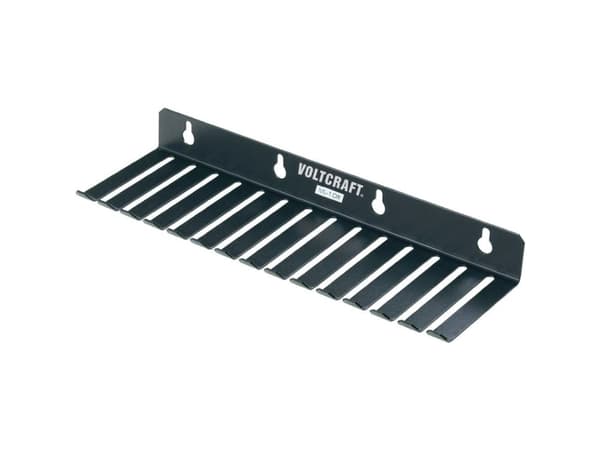 VOLTCRAFT ML-1 SW Måleledningsholder ML-1 SW 14 runko (73 x 8 mm) (L x B x K) 280 x 85 x 32 mm Lajittelu