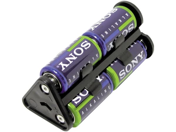 MPD BU1-M-402 Batteriholder 6 R14 (C) Kontaktpol (L x B x H) 112 x 53 x 48 mm