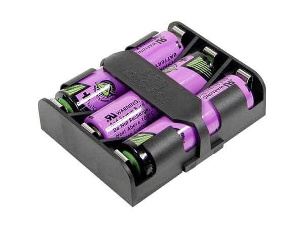MPD BK-1280-PC6 Batteriholder 3 R6 (AA) Loddetilslutning (L x B x H) 60 x 48 x 17 mm