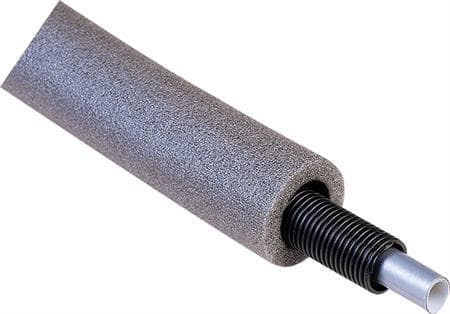 Uponor Uni Pipe MLC-rør grå RIR isoleret 16 x 2/25 mm 75 m - (75 meter)