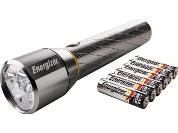 Taskulamppu Energizer Vision HD, metallia, 6 AA-paristoa