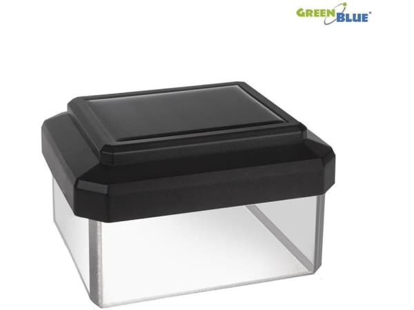 GreenBlue LED-aurinkopylväsvalaisin 60 * 40 kirjekuori katos (GB125)