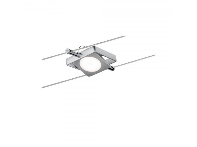 Paulmann MacLED Lavspændings-wiresystem-lampe Universel LED indbygget 4 W LED (RGB) Krom (mat)