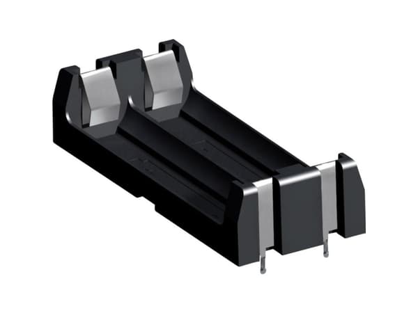 Keystone Electronics 1023 Batteriholder 2 R03 (AAA) Gennemstikningsmontage THT (L x B x H) 54 x 22 x 11 mm