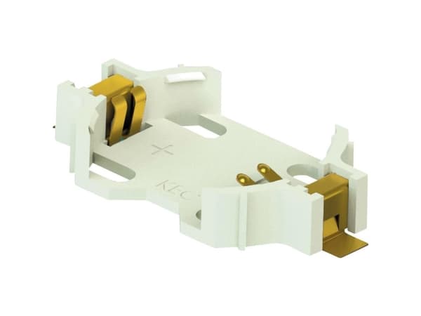 Keystone 1058 Knapcelleholdere 1x CR 2032 Horisontal, Surface mounting SMD (L x B x H) 28.40 x 16 x 5 mm
