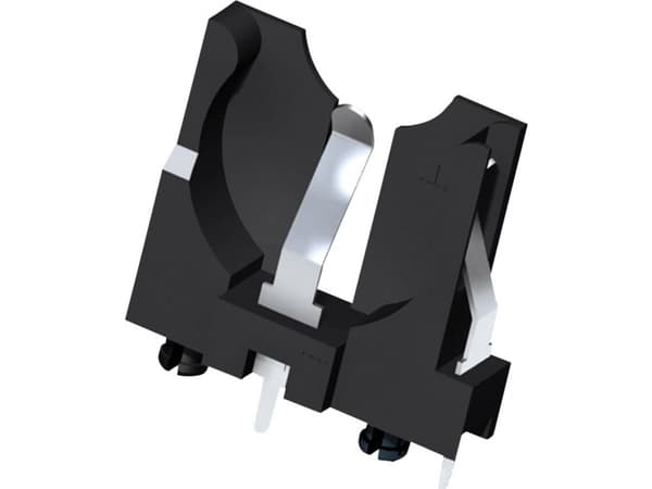 Keystone Electronics 1065 Knapcelleholdere 1x CR 2016, CR 2020, CR 2025, CR 2032 Vertikal, Gennemstikningsmontage THT (B x H x T) 26.42 x 23.31 x 7.6