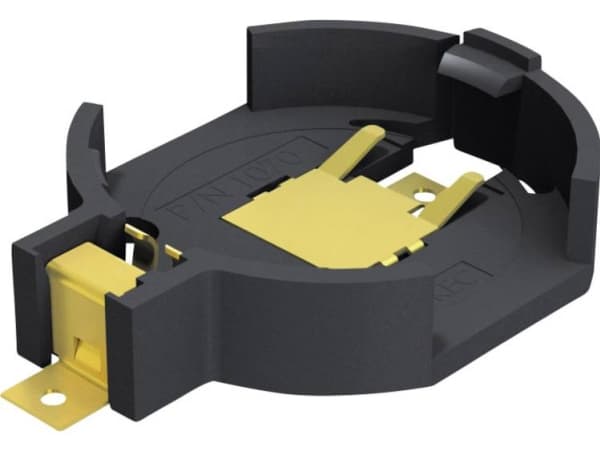 Keystone Electronics 1070 Knappcelleholder 1x CR 2032 Horisontal, Overflatemontering SMD (L x B x H) 28,38 x 20 x 5,97 mm