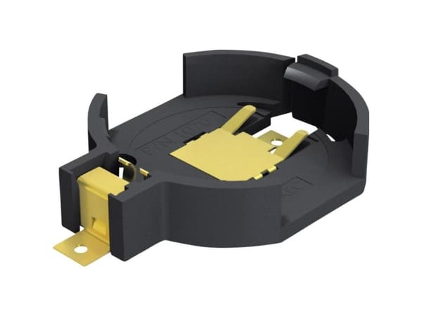 Keystone Electronics 1070 Knappcelleholder 1x CR 2032 Horisontal, Overflatemontering SMD (L x B x H) 28,38 x 20 x 5,97 mm