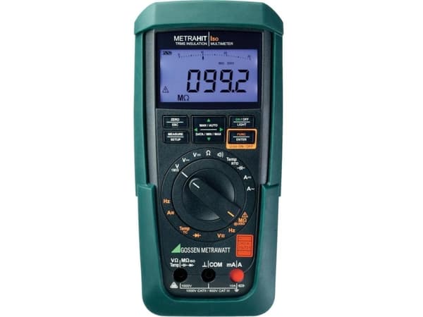 Gossen Metrawatt Metrahit Iso Isolationsmåler 50 V, 100 V, 250 V, 500 V, 1000 V 3.1 GΩ
