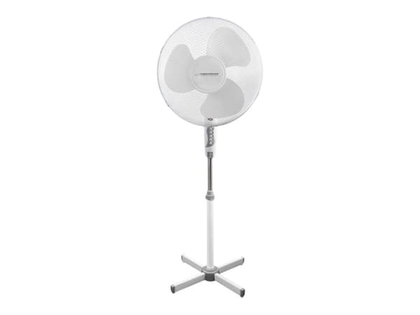 Esperanza EHF001WW, Kotitaloustuuletin lavoilla, Valkoinen, Lattia, 40 cm, Painikkeet, II