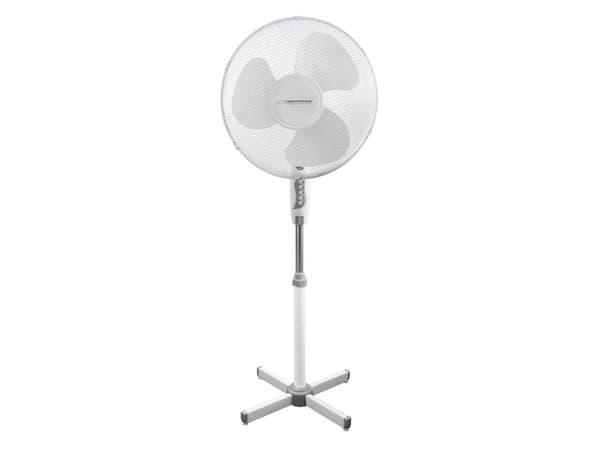 Esperanza EHF001WW, Kotitaloustuuletin lavoilla, Valkoinen, Lattia, 40 cm, Painikkeet, II