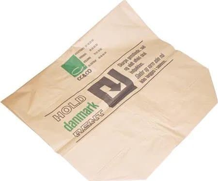 Affaldssække papir 70x95x25 cm 2-lags vådstærk brun - (50 stk.)