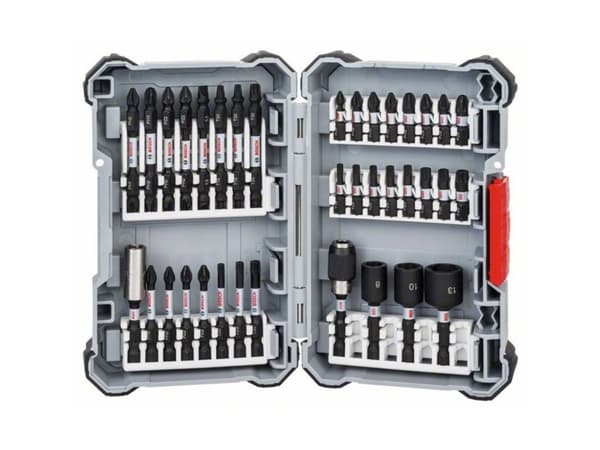Bosch - Skruvmejselbitsats - 36 delar - torx, phillips, pozidriv, slot - längd: 50 mm, 25 mm, 60 mm