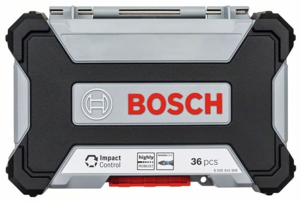 Bosch - Skruvmejselbitsats - 36 delar - torx, phillips, pozidriv, slot - längd: 50 mm, 25 mm, 60 mm