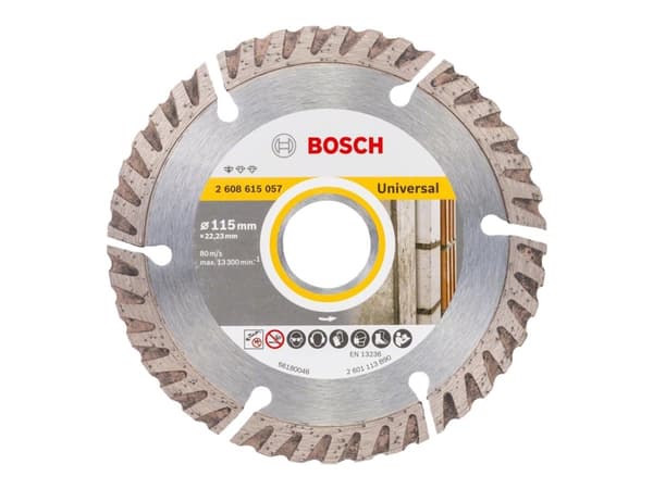 Bosch DIAMANTSKIVE STD UNIVERSAL 115X22,23MM