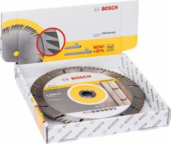 Bosch DIAMANTSKIVE STD UNIV 230X22,23MM 10STK 10STK