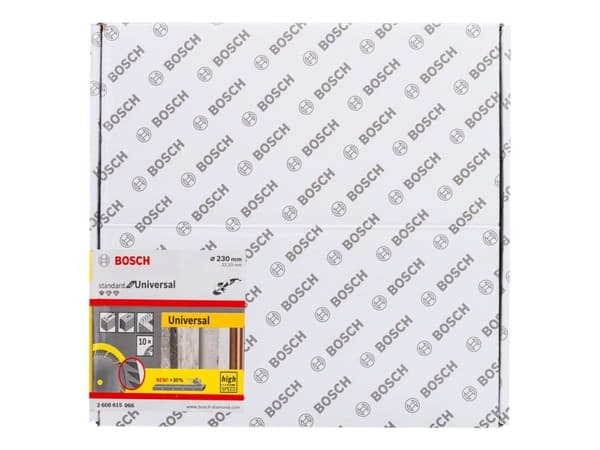 Bosch DIAMANTSKIVE STD UNIV 230X22,23MM 10STK 10STK