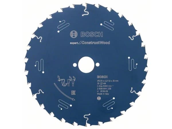 Bosch RUNDSAVKLINGE CONSTRUCT 230X2,8X30MM