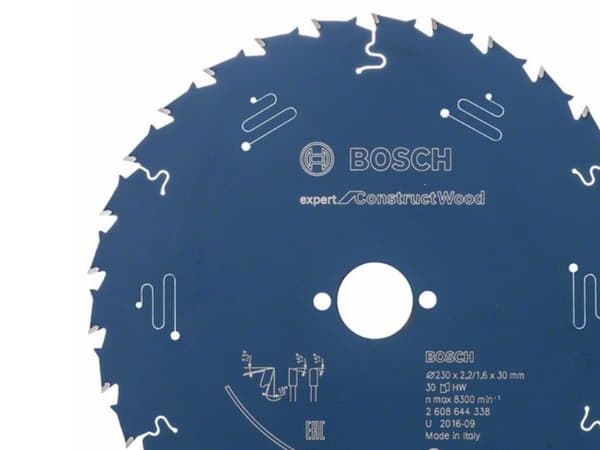 Bosch RUNDSAVKLINGE CONSTRUCT 230X2,8X30MM