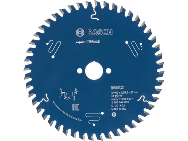 Bosch Expert for Wood - Sirkelformet sagblad - for tre - 254 mm - 80 tenner