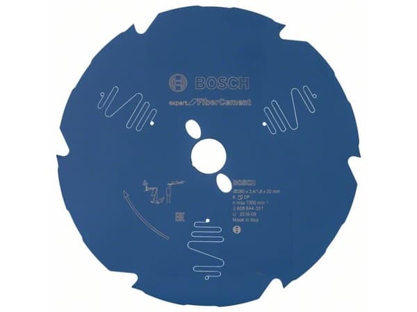 Bosch RUNDSAVKL 260X30X2,4MM 6T EXP FIBER CEME