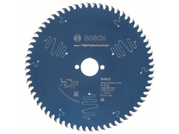 Bosch RUNDSAVKL 216X30X2,8MM 64T EXP HIGHPRESS