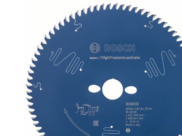 Bosch RUNDSAVKL 250X30X2,8MM 80T EXP HIGHPRESS