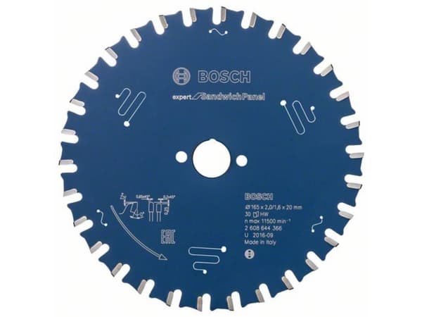 Bosch ROUND SAVKL 165X2.0X20MM 30T EXP SANDWICH