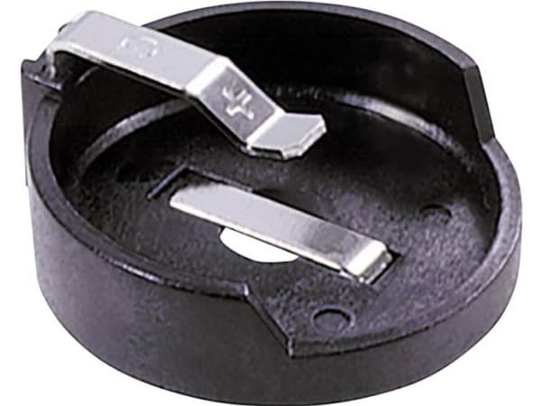 MPD BH1000G Nappikennojen pidikkeet 1x CR 2477 Vaakasuora, läpivientikiinnitys THT (L x S x K) 30 x 28 x 18 mm