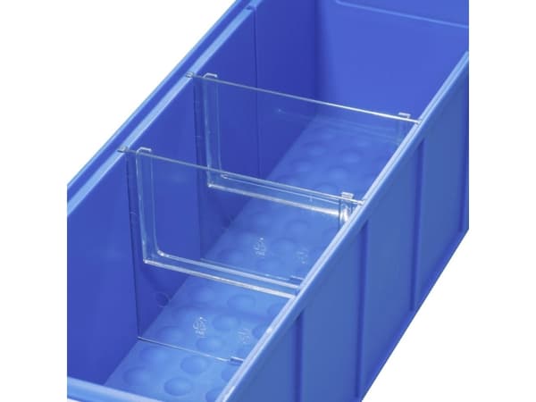 Allit 456590 Mellemvæg til lagerkasse ProfiPlus ShelfBox Divider S läpinäkyvä 4 kpl