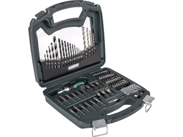Brüder Mannesmann M54375 Mannesmann 75 dele Bor- og bit sortiment