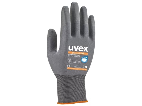 Uvex 6004012, Antrasitt, Grå, Voksen, Voksen, Unisex, 1 stykker, Elastan, Polyamid