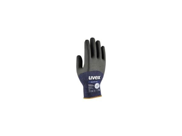 Uvex 6006207, Antrasitt, Blå, Grå, Voksen, Voksen, Unisex, 1 stykker, Elastan, Viskose, Polyamid