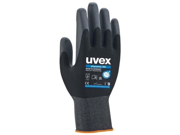 Uvex 6007010, Sort, Voksen, Voksen, Unisex, 1 stykker, Elastan, Polyamid