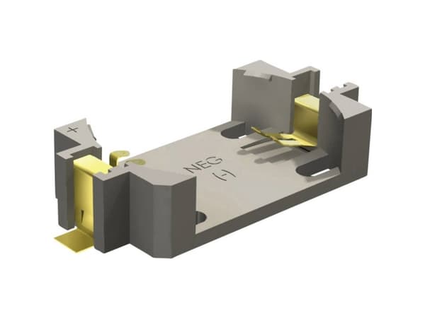 Keystone Electronics 1052 Knappcelleholder 1x CR 2450 Horisontal, Overflatemontering SMD (L x B x H) 36,41 x 16 x 7,47 mm