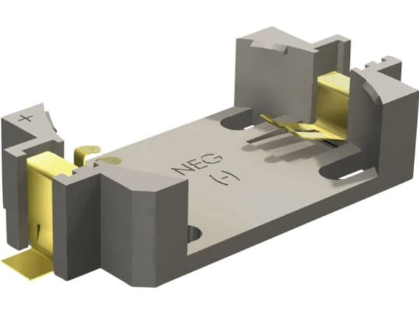 Keystone Electronics 1052 Knappcelleholder 1x CR 2450 Horisontal, Overflatemontering SMD (L x B x H) 36,41 x 16 x 7,47 mm