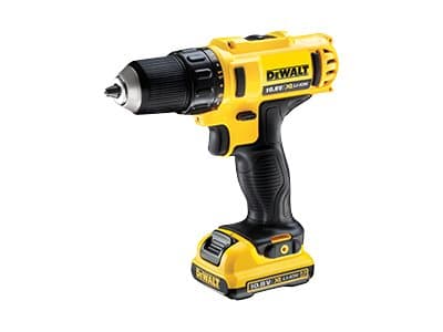 DeWALT DCD710D2-QW - Borr/drivare - sladdlös - 2 hastigheter - nyckellös chuck 10 mm - 24 N·m - 2 batterier - 10.8 V