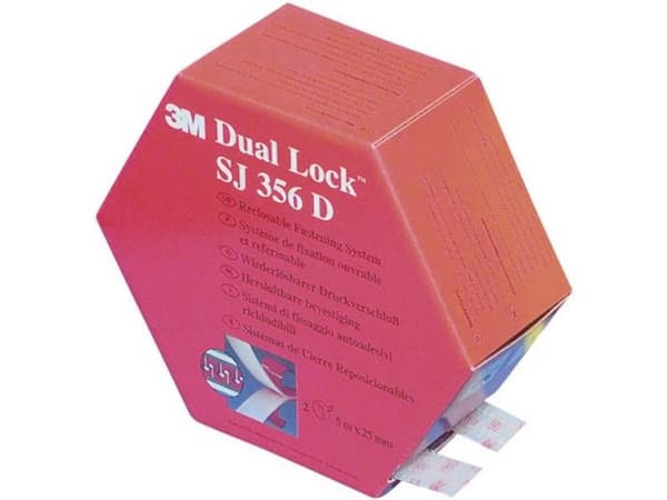 3M SJ356D, 5 m, Läpinäkyvä, 25 mm, 1 kpl