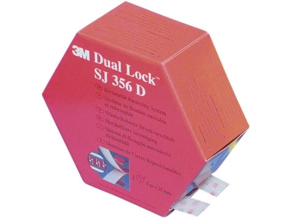 3M SJ356D, 5 m, Läpinäkyvä, 25 mm, 1 kpl