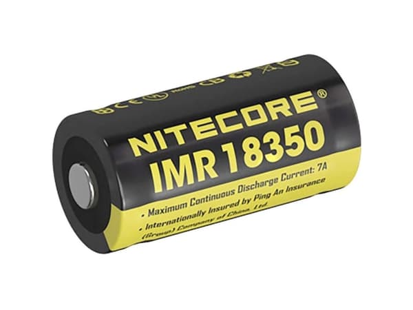 NiteCore IMR 18350 Special-batteri 18350 Litium 3.7 V 700 mAh