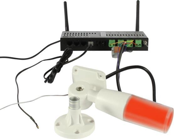 ALLNET MSR amb. signal-/varningslampa röd/gul/grön/buzzer individuellt styrbar ( ALL3042 )