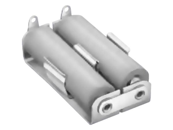 Keystone Electronics 146 Batteriholder 2 R6 (AA) Loddetilslutning (L x B x H) 55 x 29 x 15 mm