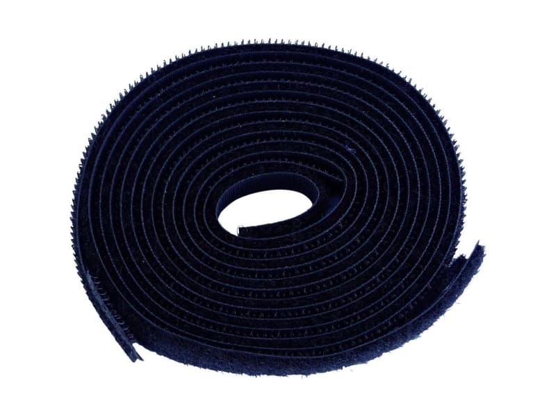 TRU COMPONENTS 680-330-Bag Burrebånd till fastsyning Burrebånd statisk loop del Sort 1 Paar