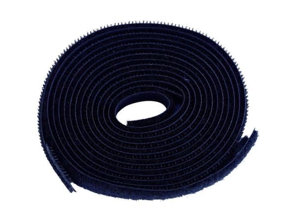 TRU COMPONENTS 680-330-Bag Burrebånd til fastsyning Burrebånd statisk loop del Sort 1 Paar