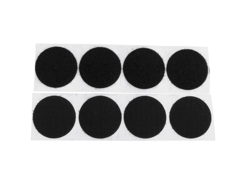 TRU COMPONENTS 684-330-Bag Burrebåndpunkter til fastlimning Burrebånd statisk loop del (Ø) 47 mm Sort 4 Paar