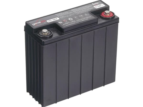 EnerSys Genesis 12EP16 Blybatteri 12 V 16 Ah Blyfleece (B x H x T) 182 x 168 x 76 mm M6 skruetilslutning Vedligeholdelsesfri, Lav selvafladning